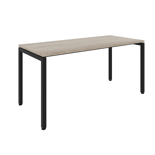 Стол офисный MULTI-OFFICE СТИЛ (Steel) 160х70х76 дуб светлый / антрацит