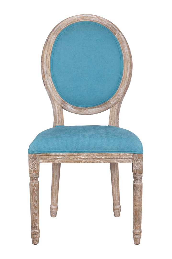Стул Volker Oak Light Blue Голубой