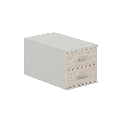 Подвесная тумба Norden Сигма с 2 ящ., 700, 400х518х342 SG.537.SH.OL Серый Бархат/Дуб светлый