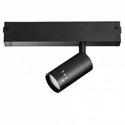 Светильник трековый SMART 220V 7W 3000-6000K 15-38° черный Lightstar Teta 205017R