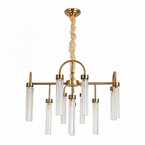 Подвесная люстра Arte Lamp Borgia коричневый, прозрачный A4088LM-12AB