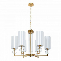 Подвесная люстра Arte Lamp MATAR коричневый, белый A4027LM-6PB