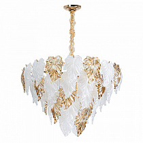 Подвесная люстра Arte Lamp Lilly золото, белый A4070LM-12GO