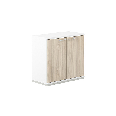 Шкаф NORDEN Аллегро низкий 800х400х750 AG.204.WH.WH.AR