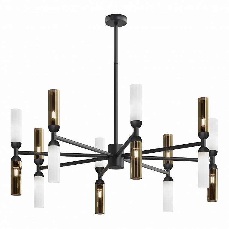 Люстра на штанге Maytoni Memory / Мемори MOD177PL-16G