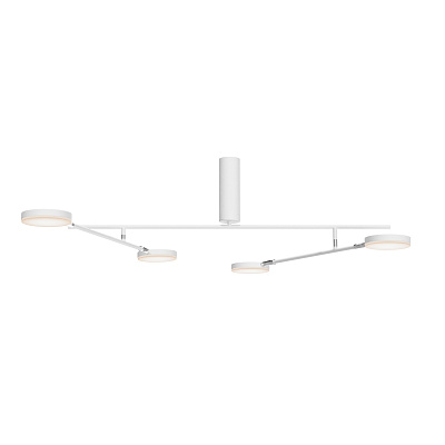 Люстра на штанге Maytoni Fad / Фэд Белый, Белый MOD070CL-L30W3K