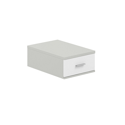 Подвесная тумба Norden Сигма с 1 ящ., 600, 400х446х173 SG.531.SH.WH Серый Бархат/Белый Снег