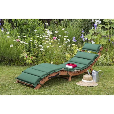 Шезлонг-лежак Afina Garden AFM-803A Beige-Green Зеленый, Бежевый